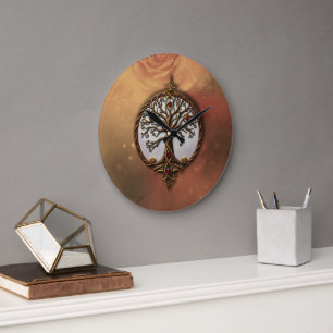 Mystic Life of Tree Large Clock
