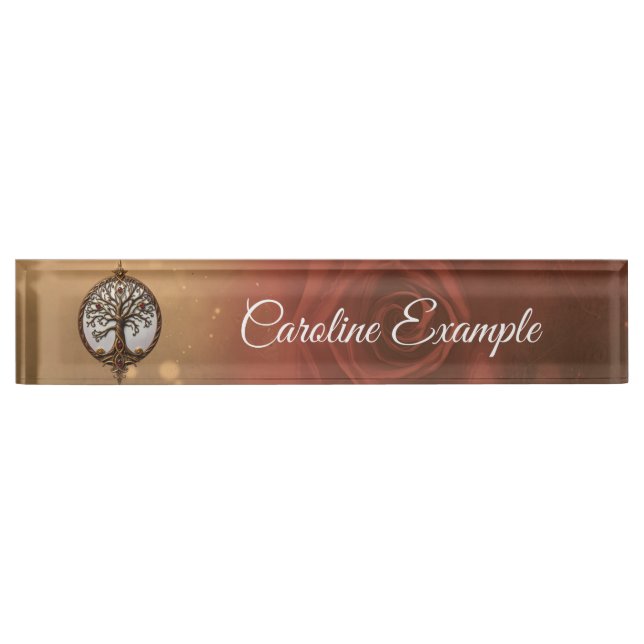 Mystic Life of Tree Nameplate (Front)