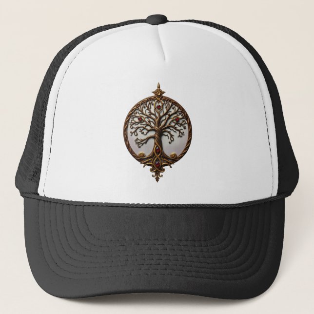 Mystic Life of Tree Trucker Hat (Front)