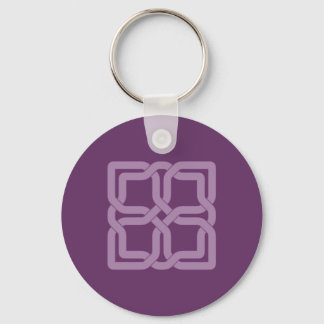 Mystic Lilac celtic knot Key Ring
