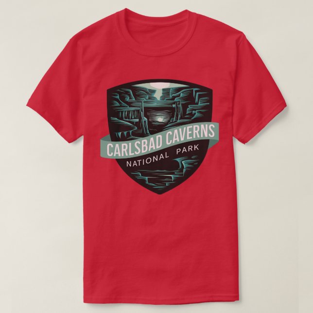 Mystic lsbad Caverns National Park T-Shirt (Design Front)