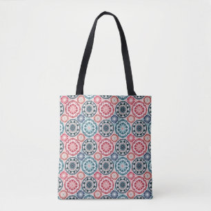 "Mystic Mandala Flow: A Watercolor Dream" Tote Bag
