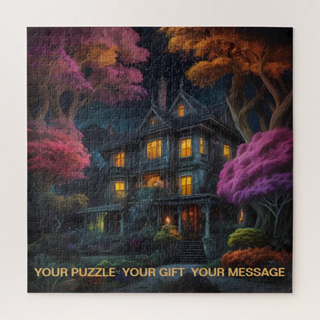 Mystic Manor Under Starlight Jigsaw Puzzle (Vertical)
