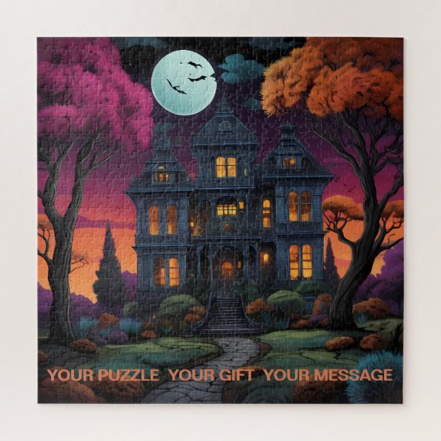 Mystic Manor Under Starlight Jigsaw Puzzle (Vertical)