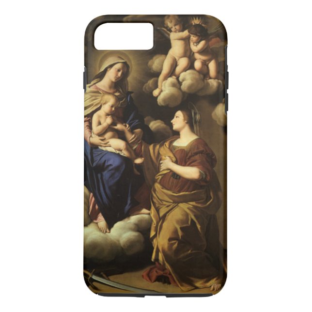 Mystic Marriage of St. Catherine - Sassoferrato Case-Mate iPhone Case (Back)