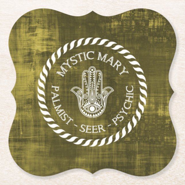 MYSTIC MARY PAPER COASTER (Front)