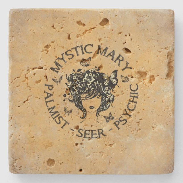 MYSTIC MARY STONE COASTER (Front)