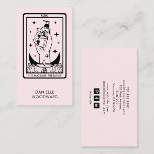 Mystic Massage Therapist Business Card