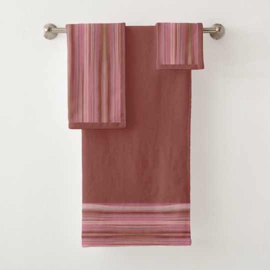 Mystic Mauve Bath Towel Set Zazzle.co.uk