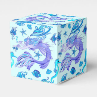 Mystic Mermaid Fairy Purple Creature Ceramic Tile Favour Box