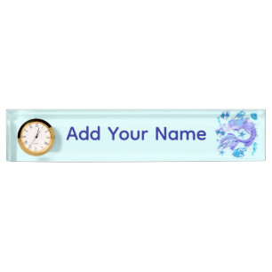 Mystic Mermaid Fairy Purple Creature Ceramic Tile Nameplate