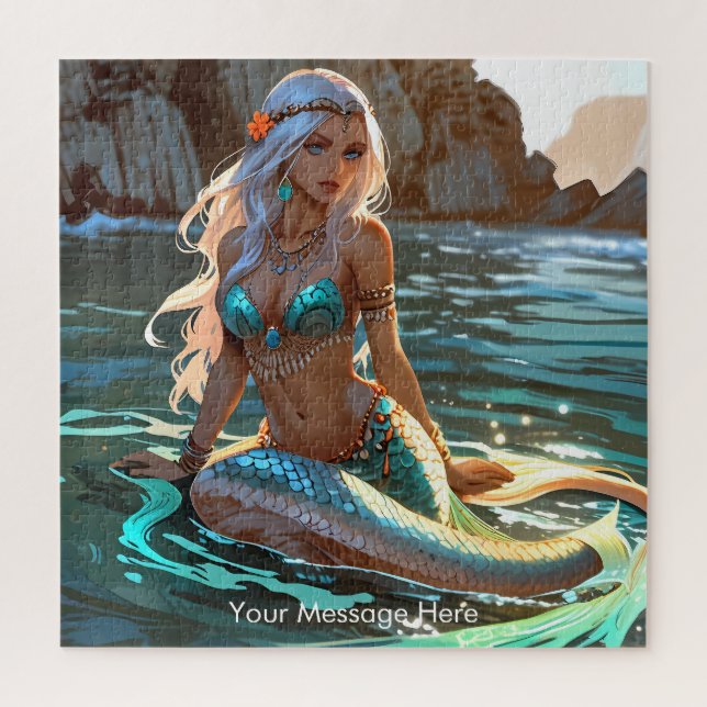 Mystic Mermaid's Dance Jigsaw Puzzle (Vertical)