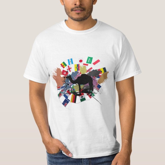 Mystic Millie Camel T-Shirt (Front)