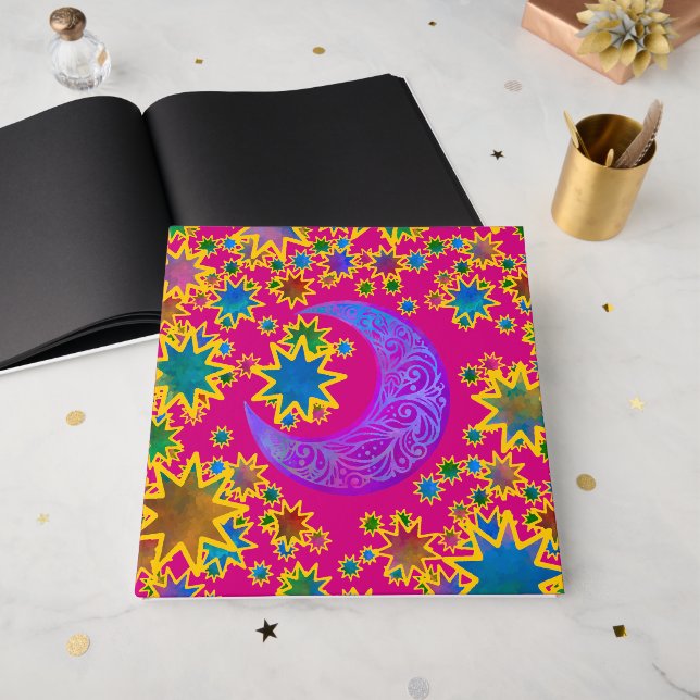 Mystic Moon Dreams Guest Book (Front Open)