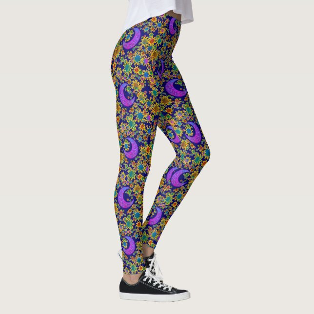 Mystic Moon Night Leggings (Right)