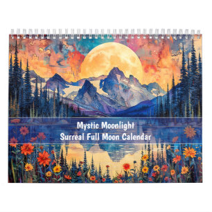 Mystic Moonlight 2026 – Surreal Full Moon Calendar