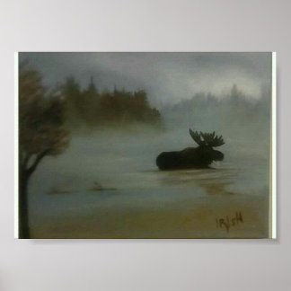 Mystic Moose Poster