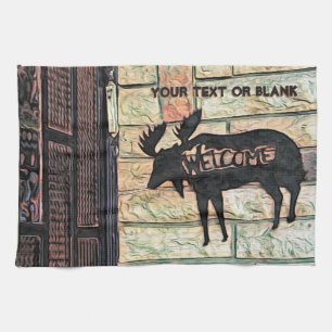 Mystic Moose Tea Towel
