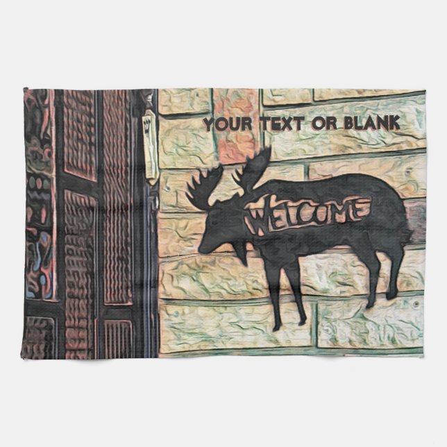 Mystic Moose Tea Towel (Horizontal)