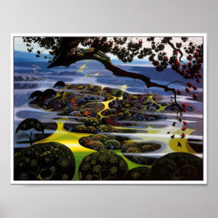 Mystic Mountain - 1989; United States Eyvind Earl Poster