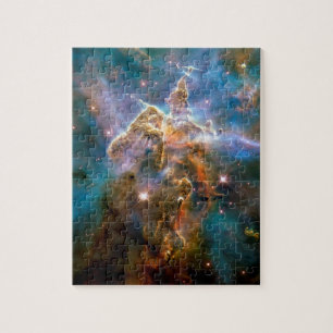 Mystic Mountain Carina Nebula Hubble Space Photo Jigsaw Puzzle
