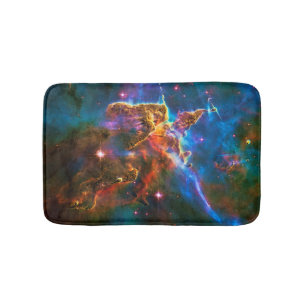 Mystic Mountain, Carina Nebula outer space picture Bath Mat