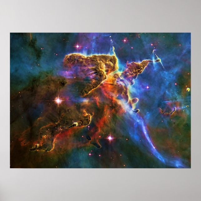 Mystic Mountain in Carina Nebula - awesome Poster (Front)
