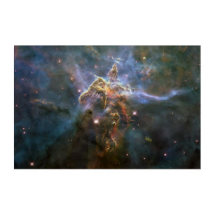 Mystic Mountain in Carina Nebula Hubble Space Acrylic Print
