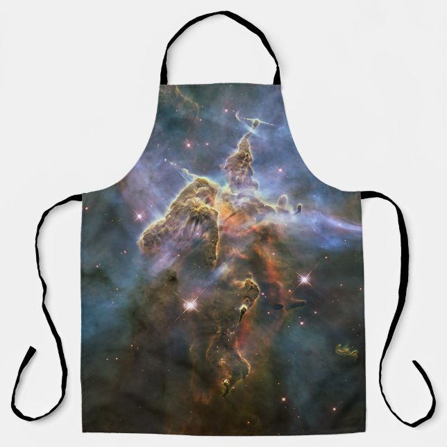 Mystic Mountain in Carina Nebula Hubble Space Apron (Front)