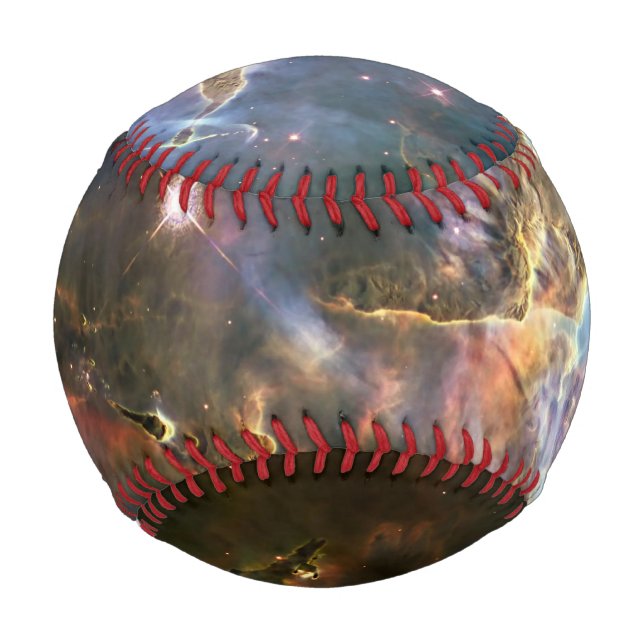 Mystic Mountain in Carina Nebula Hubble Space Baseball (Front)