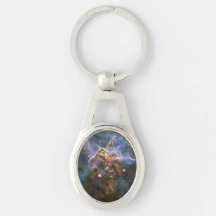 Mystic Mountain in Carina Nebula Hubble Space Key Ring