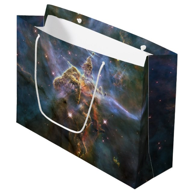 Mystic Mountain in Carina Nebula Hubble Space Large Gift Bag (Front Angled)