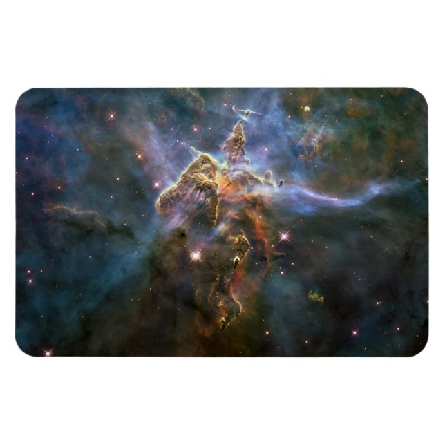 Mystic Mountain in Carina Nebula Hubble Space Magnet (Horizontal)
