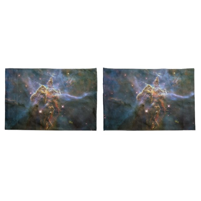 Mystic Mountain in Carina Nebula Hubble Space Pillowcase (Back-Set)