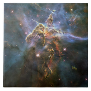 Mystic Mountain in Carina Nebula Hubble Space Tile