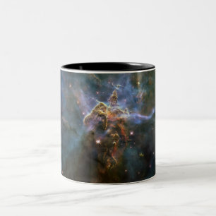 Mystic Mountain in Carina Nebula Hubble Space Two-Tone Coffee Mug