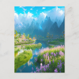 Mystic Mountain Valley Postcard