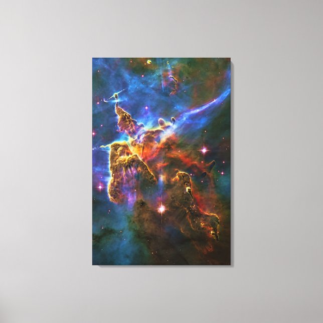Mystic Mountains - Carina Nebula Canvas Print (Front)