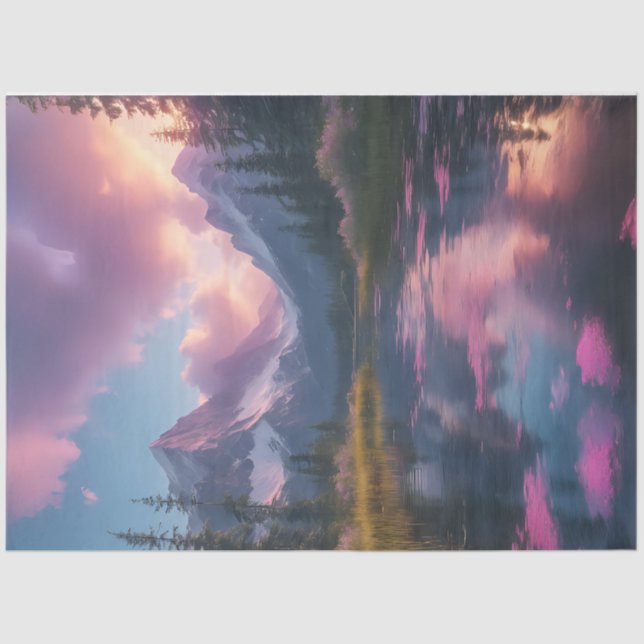 Mystic Mountains Tissue Paper (Front)