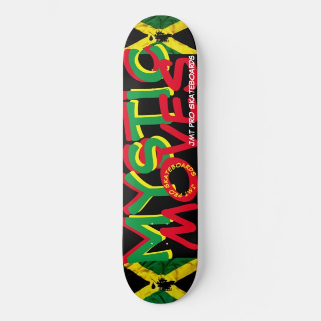 MYSTIC MOVES  8 1/4" Skateboard Deck (Front)