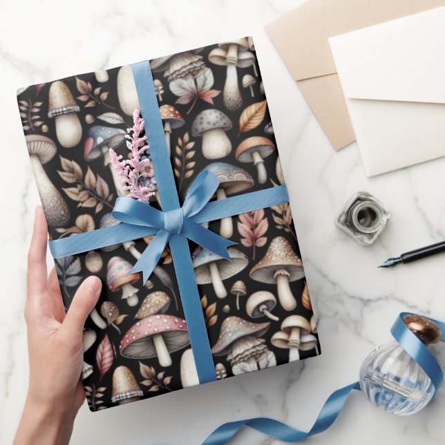 Mystic Mushrooms  Wrapping Paper (Gifting)