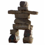 Mystic Native American Inukshuk 2 Sculpted Gift Photo Sculpture Magnet<br><div class="desc">A mystical Native American Inukshuk Symbol of Power Magnet for history-lovers! This very cool image features a very recognisable Inuit Inukshuk or stone man (Cairn), used by Inuit Eskimo and other North American Indian tribes to show ways to safety and shelter in the wilderness. This incredible image makes a fab...</div>