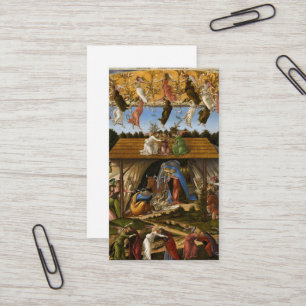 Mystic Nativity, 1500 by Sandro Botticelli Business Card
