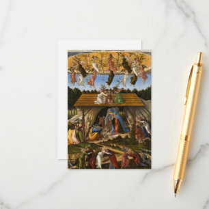 Mystic Nativity, 1500 by Sandro Botticelli Enclosure Card
