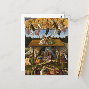 Mystic Nativity, 1500 by Sandro Botticelli Postcard