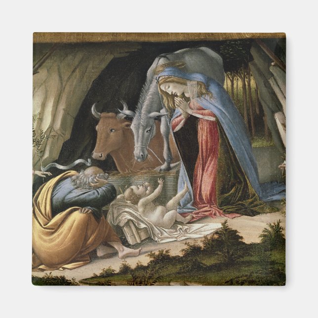 Mystic Nativity, 1500 Magnet (Front)