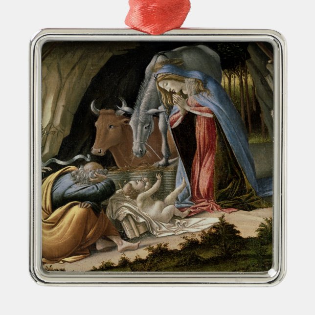 Mystic Nativity, 1500 Metal Tree Decoration (Front)