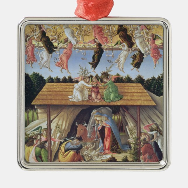 Mystic Nativity, 1500 Metal Tree Decoration (Front)