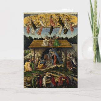MYSTIC NATIVITY by Sandro Botticelli ,Christmas Holiday Card