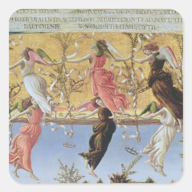 Mystic Nativity Square Sticker (Front)